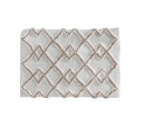 Five Simply Smart - Tapis style ethnique pour salle de bain - 50 x 75 cm - taupe et crème Taupe
