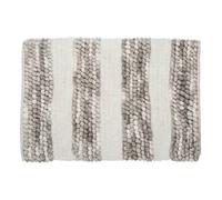 Five Tapis Epais Raye 50X75 (Gris)