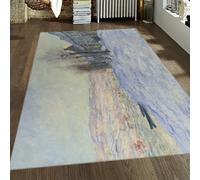 Tapis 60x90 de Surface carpette Lavable Salon Descente lit à Peinture célèbre antidérapant Chambre intérieure Bureau Poil Bas Paysages rustiques d Hiver pour Salle Manger Cuisine