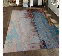 Tapis 80x150 Lavable de Ferme Salon pour Chambre Salle à Manger Table Cuisine carpette Abstrait Plage côtière Descente lit Quai Un Bureau antidérapant Grande Surface Décoration Moderne