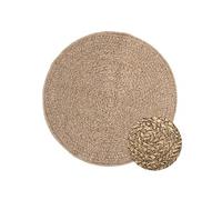 vidaXL Tapis 90 cm Aspect Jute intérieur et extérieur, Tapis d'extérieur, Tapis de Sol, Tapis d'intérieur, Tapis de Porte, Moquette, Tapis de Jute