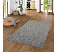 Tapis à boucles - SNAPSTYLE - Modern Stripes - Anthracite - 80x160 cm - Style moderne