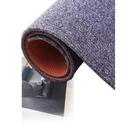 Tapis à couverture complète de grande de largeur 23,6"/39,4", tapis insonorisant antidérapant for les environnements de bureau, de chambre à coucher, commerciaux et domestiques(Grey,394x23.6")