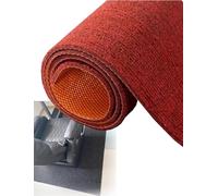 Tapis à couverture complète de grande de largeur 23,6"/39,4", tapis insonorisant antidérapant for les environnements de bureau, de chambre à coucher, commerciaux et domestiques(Red,433.4x39.4")