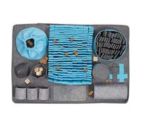 Tapis À Flairer pour Chien - Jeu Alimentaire Interactif Tapis de Flair, Sensoriel pour Divertissement Grandes Races Et Chats Jeu Intérieur Maison Contre Ennui Et Fourrage