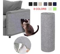 Tapis à gratter auto-adhésif pour chat, tapis à gratter pour chat, mur d'angle, bricolage, protection de meubles de canapé Brown