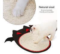 Tapis à gratter en Sisal Durable pour chat, couverture d'halloween, litière, lit, griffes de chien, chauve-souris