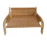 Tapis à Gratter en Sisal pour Chat, 2-en-1 Grattoir et Repos, Fauteuil Inclinable à Chat Multifonction, Griffoire, Résistant à l'usure, pour Divertissement Intérieur/Protection de Meubles (C)