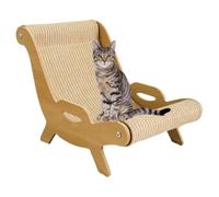 Tapis à Gratter en Sisal pour Chat, 2-en-1 Grattoir et Repos, Fauteuil Inclinable à Chat Multifonction, Griffoire, Résistant à l'usure, pour Divertissement Intérieur/Protection de Meubles (B)