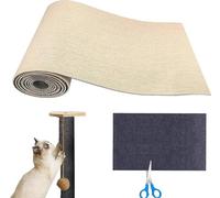 Tapis À Gratter for Chat, Grattoir for Chat Grimpant, sous-Couche De Tapis Auto-adhésif Découpable for Chat, Protecteur De Meubles for Grattoir for Chat (Color : Beige, Size : 40 * 100 cm)