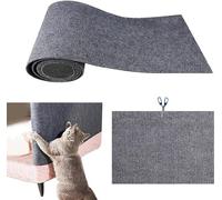 Tapis À Gratter for Chat, Grattoir for Chat Grimpant, sous-Couche De Tapis Auto-adhésif Découpable for Chat, Protecteur De Meubles for Grattoir for Chat (Color : Gray, Size : 30 * 100 cm)