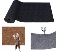 Tapis À Gratter for Chat, Grattoir for Chat Grimpant, sous-Couche De Tapis Auto-adhésif Découpable for Chat, Protecteur De Meubles for Grattoir for Chat (Color : Black, Size : 30 * 100 cm)