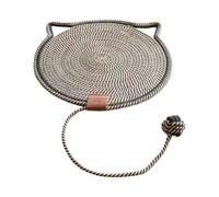 Tapis à gratter - Outil grattoir résistant à l'usure pour meuler des jouets amusants, des griffes essentielles pour animaux de compagnie, un tapis à gratter double sisal naturel : coussinets naturels