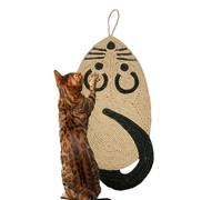 Tapis à gratter pour chat - En sisal naturel résistant à l'usure - Tapis à gratter qui sert de protection de meubles - Pour les chatons de petite, moyenne et grande taille pour jouer, bouger et se