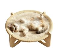 Tapis à gratter pour chat - Lit surélevé pour chaton - Planche à gratter pour chat - Pour l'occupation, la stimulation, le jeu et le sommeil, pour l'intérieur, la maison, comme protection murale et