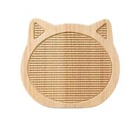 Tapis À Gratter pour Chat - Planche À Découper Les Griffes en Bois pour Chaton, Coffre-Fort À Gratter Ondulé, Activité De Grattage Bien Rangée, Conception De Jeu Interactif | Tapis Gratters D'exercic