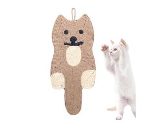 Tapis à gratter pour chat - Protection murale pour meubles avec motif de tampon à gratter vertical - Jouet pour l'enseignement des chatons, griffes de broyage, utilisation en intérieur et à la maison