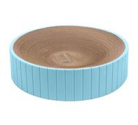 Tapis à gratter pour chat, tapis de salon à gratter pour chat, carton à gratter rond, tampon en carton à gratter pour chat, tapis à gratter réversible en papier ondulé, jouet d'entraînement pour chat