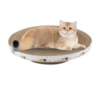 Tapis à gratter pour chats - Grattoir pour chats durable de haute densité en forme de bassin, poteaux de grattage en carton, coussinets à gratter pour l'intérieur qui dorment, poteau de déchirure