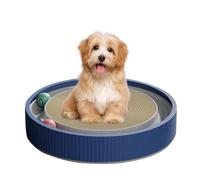 Tapis à gratter pour chats - Tapis à gratter avec rouleau de jouet pour chats | Cat Scratching Lounge Bed, plateau de recyclage durable pour protéger les meubles, Cat Scratcher Bowl