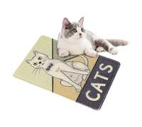 Tapis à gratter pour le sol pour chat, en sisal, tapis à gratter pour chats, réduit l'ennui. Tapis de grattage pour chats de petite, moyenne et grande taille