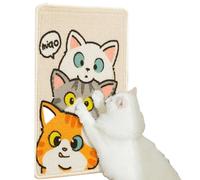 Tapis À Gratter pour Les Chats - Tapis À Gratter Robuste pour Le Sol Et Les Meubles | Plafond À Rayures Durable pour Soins De La Griffe | Idéal comme Un Coussin À Gratter pour Chats pour Les Petits