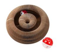 Tapis À Griffer pour Chat, Tapis de Griffure d'Intérieur avec Balle pour Félin, Compagnon de Jeu Anti-Ennui pour Chaton Activité Physique Protection Meubles Salon et Chambre