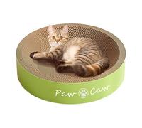 Tapis à griffer rond en carton ondulé pour chat - Longue durée de vie - Fournitures pour animaux domestiques - Lit de salon recyclé pour chats
