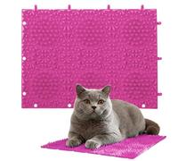 Tapis à Griffes pour Chat,Griffoir au Sol Apaisement Démangeaisons Peau,Tapis De Massage pour Chat 24x18 cm - pour aiguiser Griffes soulager démangeaisons Stress et enrichissement Jeu activité pour