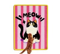 Tapis à Griffures Autocollant pour Chat - Tapis à Gratter pour Mur pour Chaton | Planche à Gratter en Sisal pour Meubles Canapé Escalier Mur Porte Salon Chambre