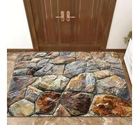 Tapis à illusion d'optique 3D - Testez et jouez avec un chien ou un chat, tapis qui ressemble à un trou dans le sol, tapis avec trou 3D, illusion d'optique, paillasson antidérapant pour porte, entrée