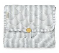 Cam Cam Copenhagen - Matelas à langer de voyage matelassé - Classic - Stripes Blue / Praline