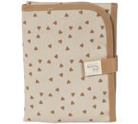 Tapis à langer coeurs Poppy Cannelle