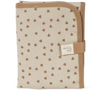 Tapis à langer coeurs Poppy Cannelle