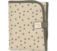 Tapis à langer coeurs Poppy Mousse