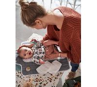 Tapis à langer de voyage gris chiné TU