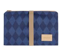 Tapis à langer imperméable hyde park denim blue diamonds