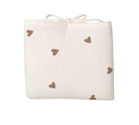 Tapis à langer nomade coton Little Coeur