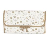 Jollein Matelas à langer nomade - Miffy Family Farm - avec compartiments et nœud - doux et essuyable - matelas à langer portable - idéal pour les déplacements