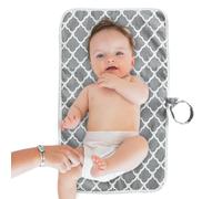 Tapis À Langer Pour - Tapis De Voyage À Langer Pour Bébé | Matelas À Langer Imperméable Avec Coussin De Tête Intégré Pour Mamans Et Papas En Voyage, Matelas À Langer Pour Voyages, Sorties
