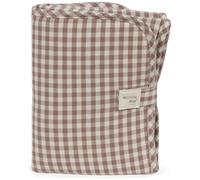 Tapis à langer praliné vichy moka
