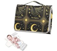 Tapis à langer réutilisable avec poche à mouchoirs, figurines de déesse céleste mystique, tapis à langer portable, léger et pliable Cambiador de pa?ales para Bebes