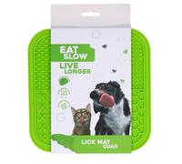 Tapis à Laper Quad Eat Slow Live Longer - Couleur: Vert