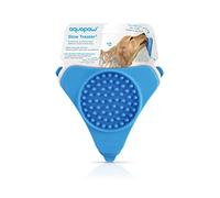 Tapis à lécher Aquapaw Premium pour chiens et chats | Tapis d'alimentation lent antidérapant pour aliments, | Soulagement de l'anxiété et de l'ennui avec les ventouses | Parfait pour bain - Bleu