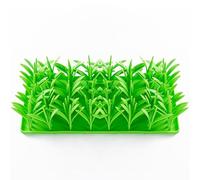 Tapis à lécher en silicone pour chien - Tapis d'alimentation lente - Qualité d'alimentation avec herbe verte - N0H6 W4E6