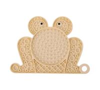 Tapis à lécher en silicone pour chien | Ventouses Mangeoire Chien Bol à lécher Tapis en forme de grenouille - Plateau sensoriel interactif antidérapant à lécher pour stimulation mentale