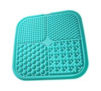 Tapis à lécher en silicone pour chiens et chats Encourage les règles d'alimentation lente Se fixe sur des surfaces lisses Nettoyage Tapis en silicone pour lécher les animaux domestiques