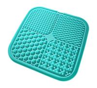 Tapis à lécher en silicone pour chiens et chats Encourage les règles de consommation lente Se fixe sur des surfaces lisses Nettoyages Puzzle Mangeoires en silicone à lécher pour animaux de compagnie