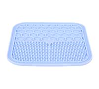 Zolux - Tapis à lécher L Silicone Ventouse 30 x 30 cm Bleu pour Chien