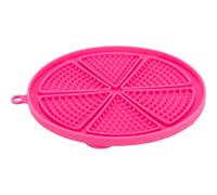 TRIXIE - Nappe à lécher Lick'n'Snack pour Animaux de Compagnie, Plateau à lécher en Silicone, avec ventouses, ø 18 cm, Rose, Lave-Vaisselle et congélateur